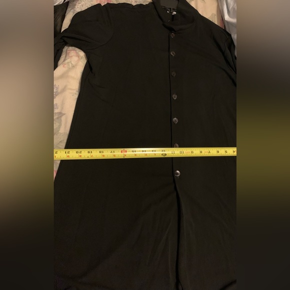 ✨⚡️💥 Chico ‘s dress button closure down front black long sleeves - Picture 6 of 9